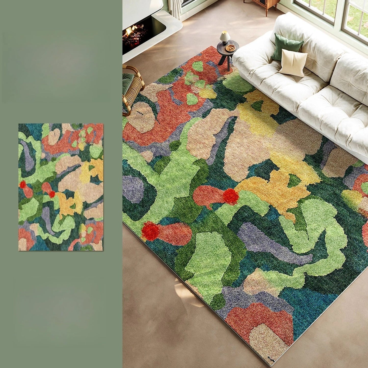 Living room carpets washable lounge area soft floor mat - Additional View 2