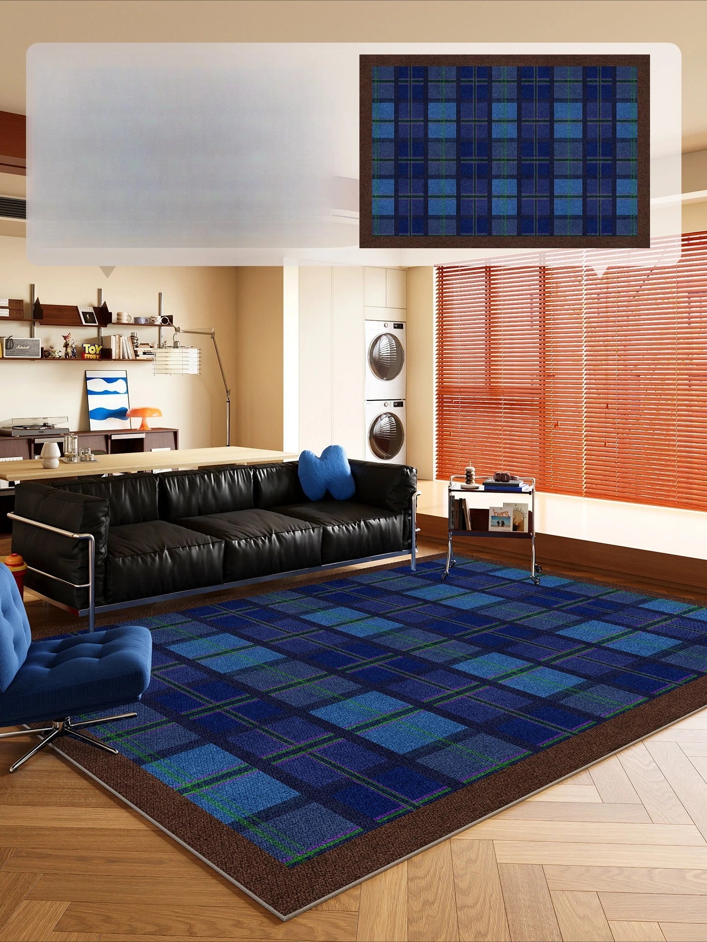 Nordic style carpet suitable for living room non slip carpet - Additional View 2