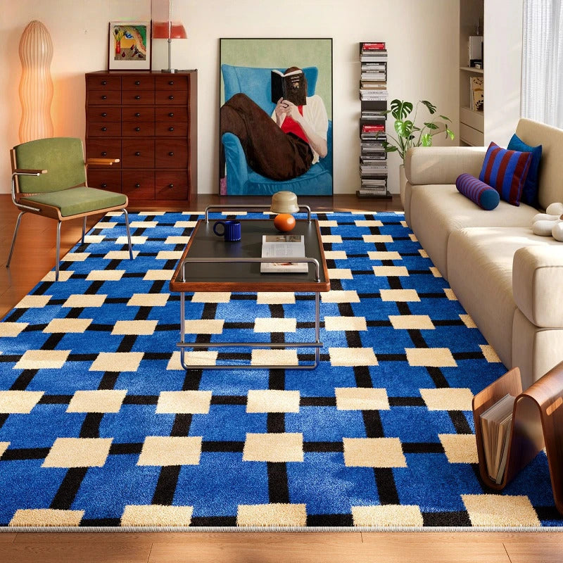 Nordic style carpet suitable for living room non slip carpet - Side View