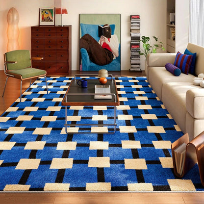 Nordic style carpet suitable for living room non slip carpet - Side View