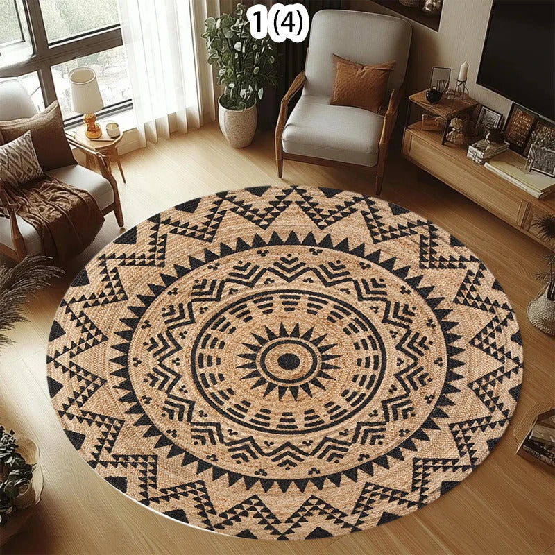 Circular Carpet Outdoor Courtyard Carpet Decorative Carpets - Additional View