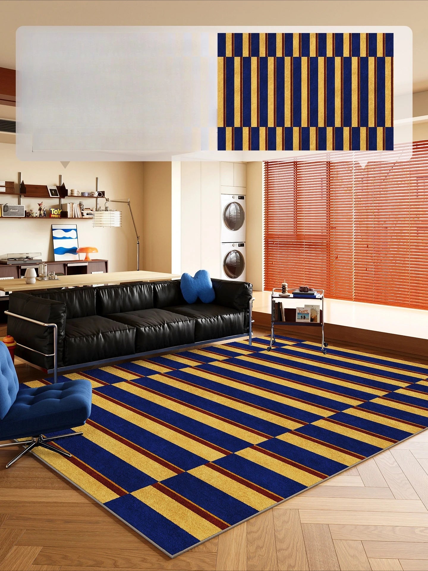 Nordic style carpet suitable for living room non slip carpet - Additional View 2