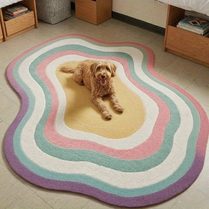 Colorful bedroom decoration irregular carpets large area rug - Additional View 2