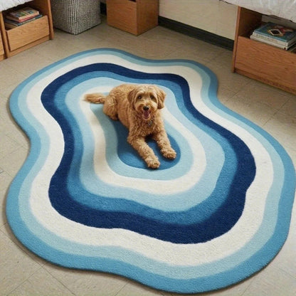 Colorful bedroom decoration irregular carpets large area rug - Dimensions