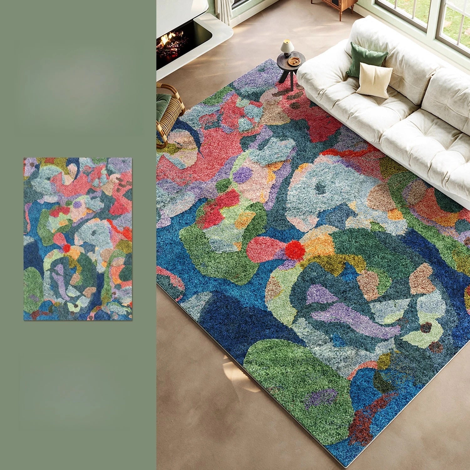Living room carpets washable lounge area soft floor mat - Additional View 2
