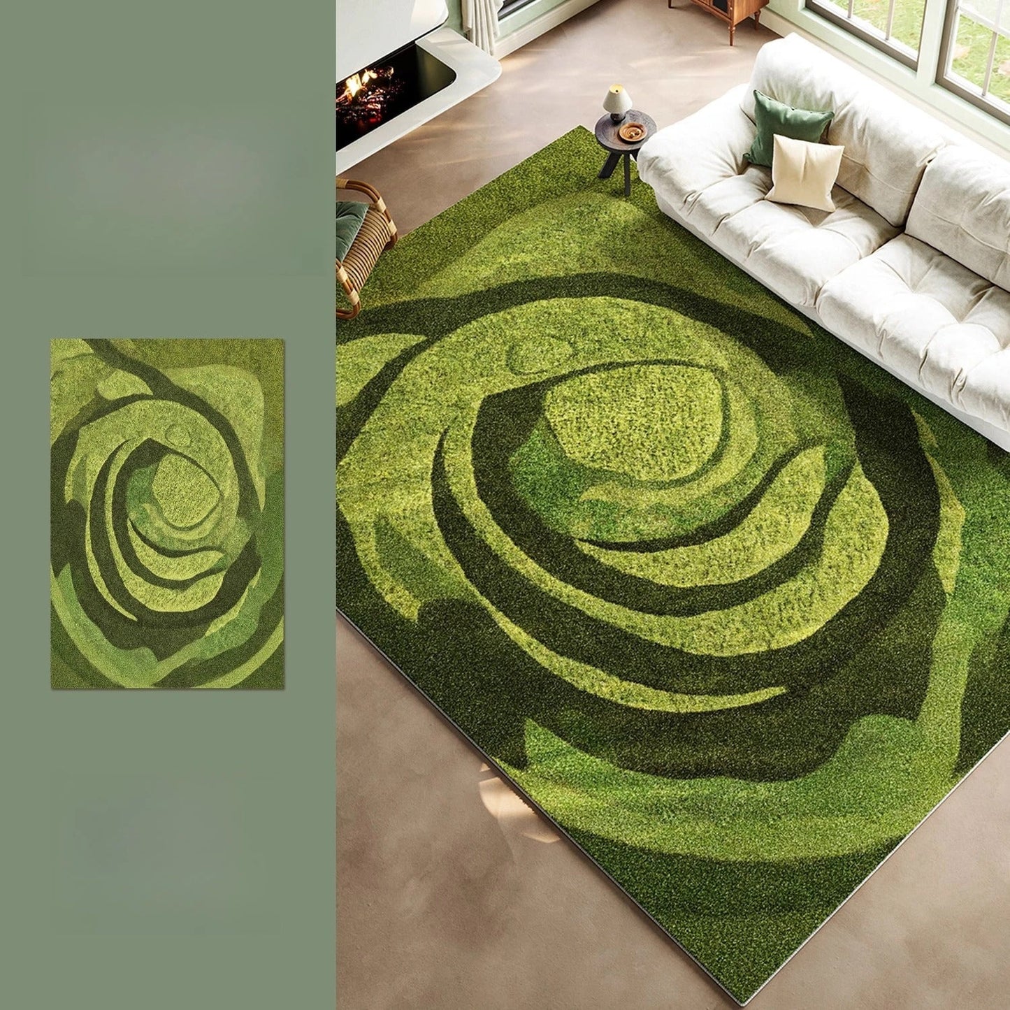 Living room carpets washable lounge area soft floor mat - Dimensions