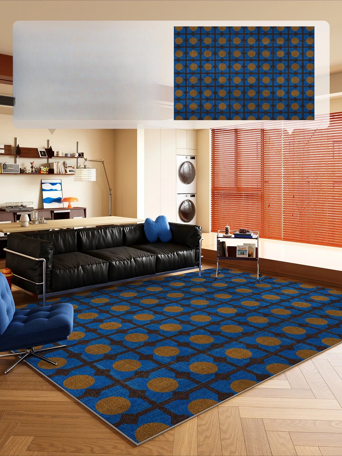 Nordic style carpet suitable for living room non slip carpet - Additional View 2