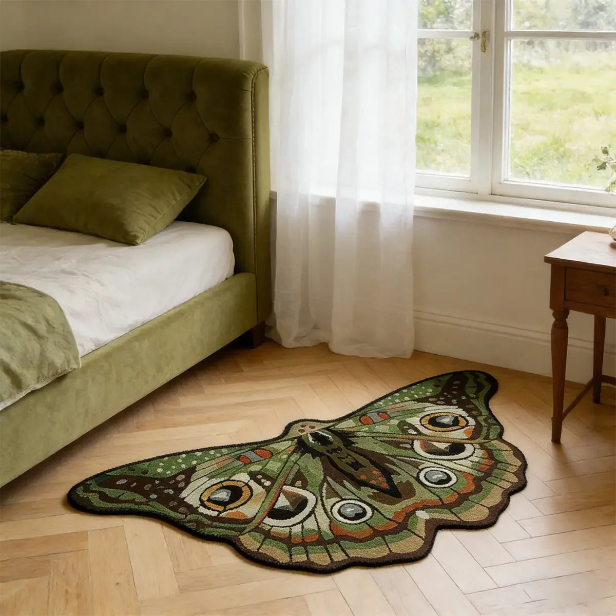 Retro butterfly shaped irregular carpet Home decoration carpets - Additional View 2