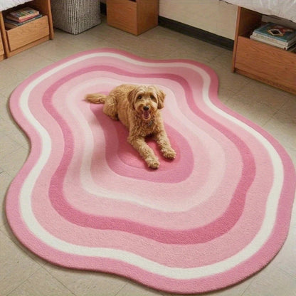 Colorful bedroom decoration irregular carpets large area rug - Size Reference