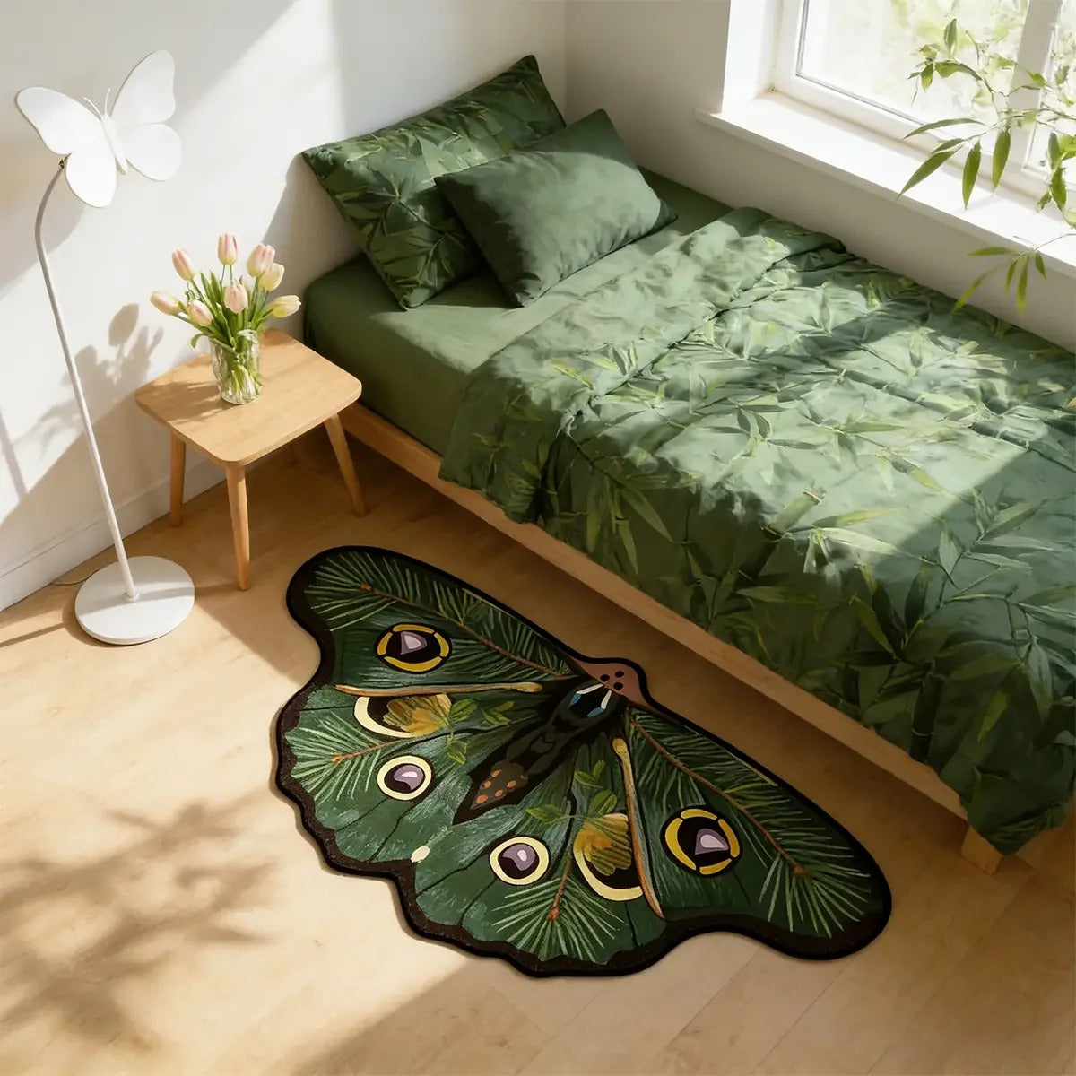 Retro butterfly shaped irregular carpet Home decoration carpets - Additional View 2