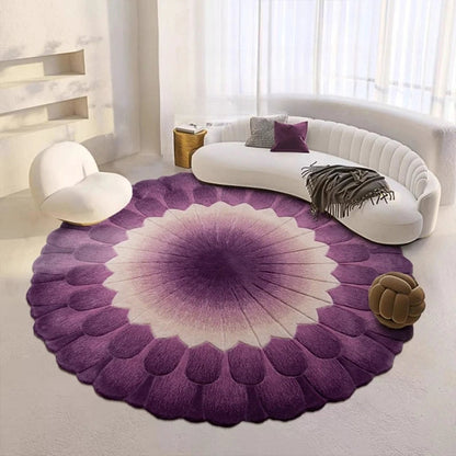 Modern style bedroom decorative carpets thick floor mat for home use - Top View