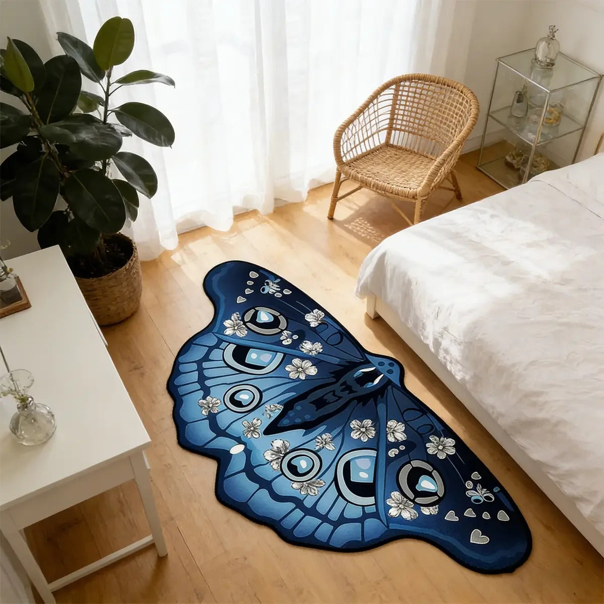 Retro butterfly shaped irregular carpet Home decoration carpets - Additional View 2