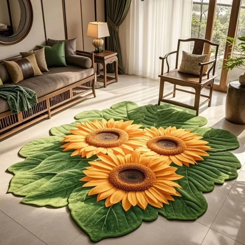 Sunflower Carpets Floral Rug Home Decor - Additional View 2