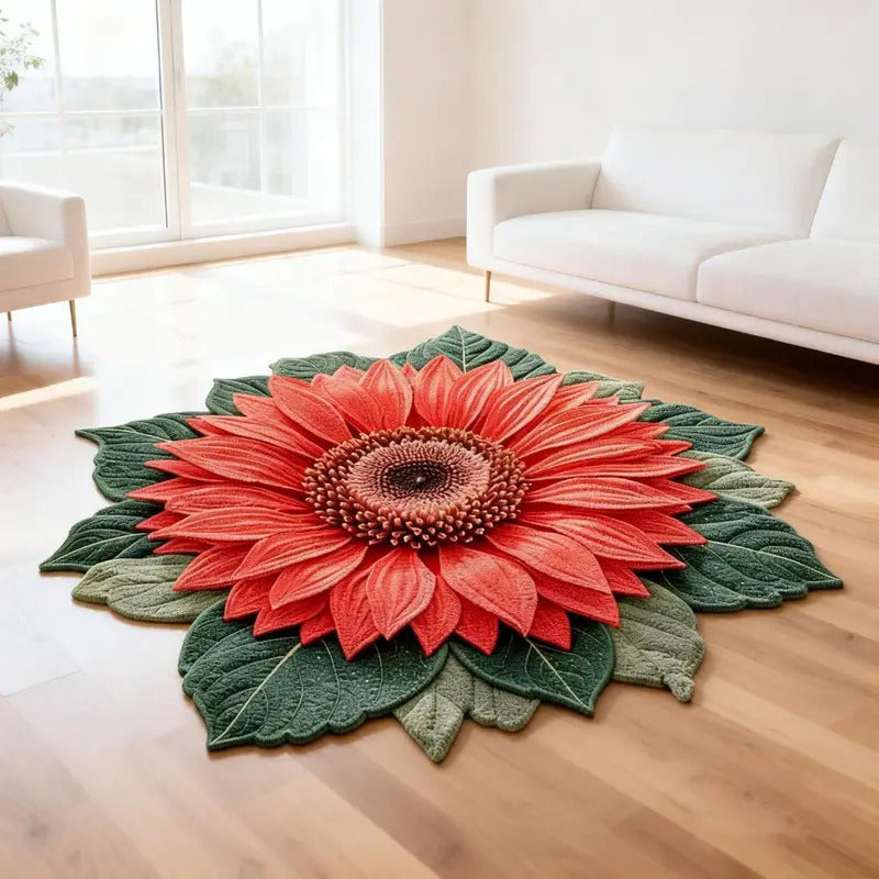 Sunflower Carpets Floral Rug Home Decor