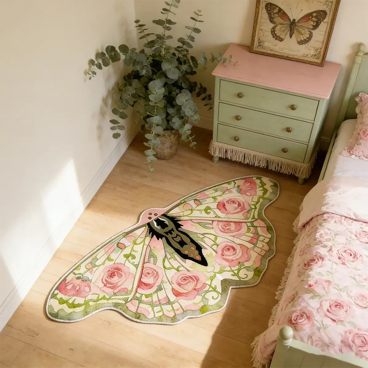 Retro butterfly shaped irregular carpet Home decoration carpets - Additional View 2